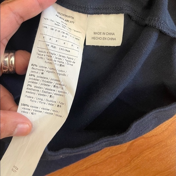 MAX MARA weekend stripes navy blue sleeveless dress - Picture 11 of 11